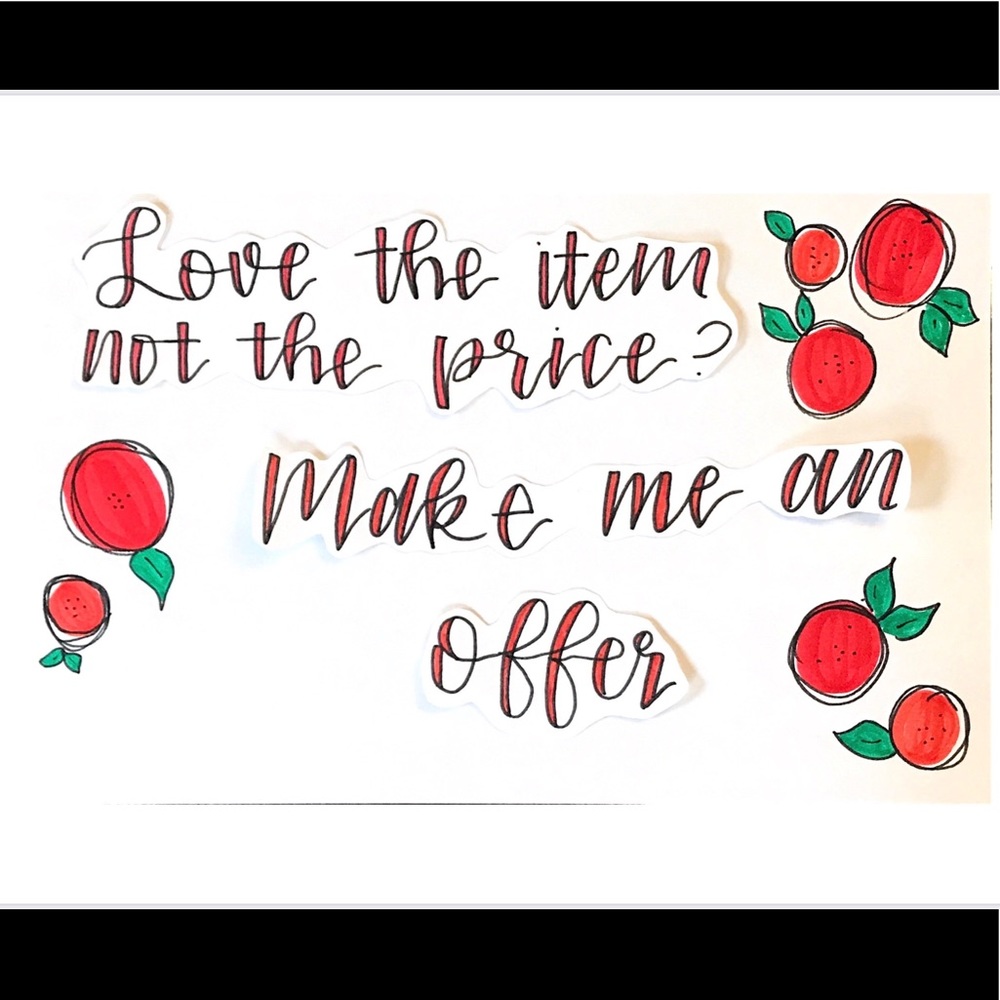 Love the item not the price? Make me an offer